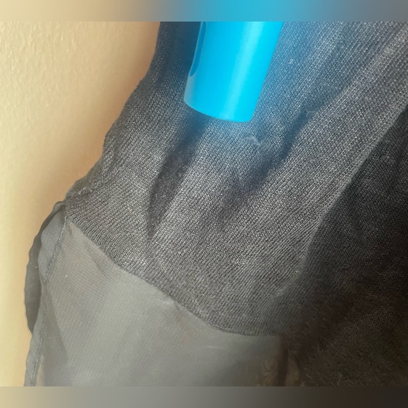 Zara Collection Women Black Sheer Tank Shirt Dress Size Medium - Picture 7 of 9